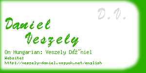 daniel veszely business card